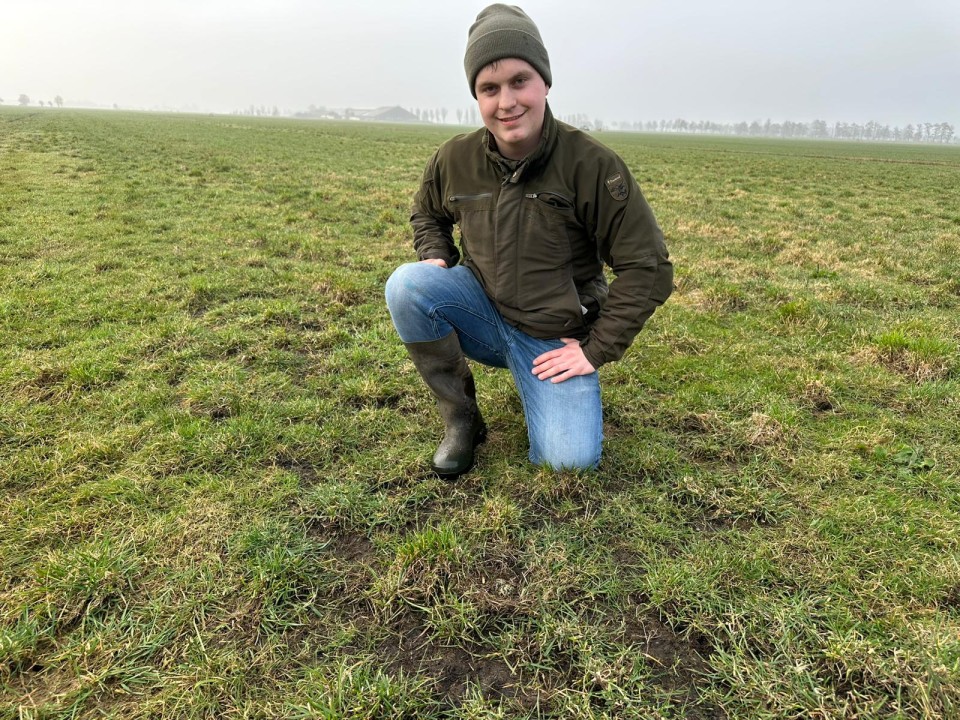 Arjen Biesma met een twake